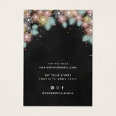 Kaart voor modern Chic jewelry Ketting oorring (Achterkant)