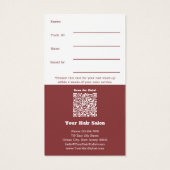 Kaart voor moderne Photo Root Touch-Up Voucher (Achterkant)