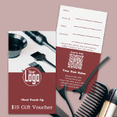 Kaart voor moderne Photo Root Touch-Up Voucher