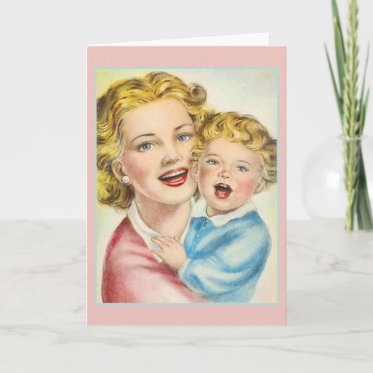  kaart voor moeder en Baby (Voorkant)