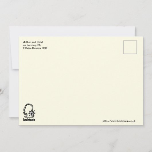 Kaart voor moeder en kind (Achterkant)