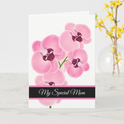 Kaart voor Moederdag (Gele Bloem)