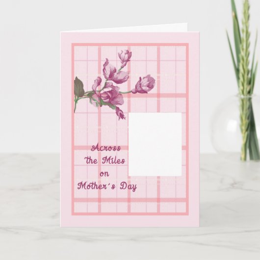 Kaart voor Moederdag, voeg uw eigen foto toe (Voorkant)