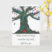 Kaart voor moeilijke tijden - bemoediging (Gele Bloem)