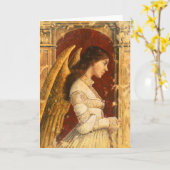 Kaart voor Muurvergrotingen pre-Raphaelite Angel (Gele Bloem)