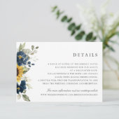 Kaart voor nadere informatie over zonnebloemen mar (Staand voorkant)