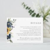 Kaart voor nadere informatie over zonnebloemen mar (Staand voorkant)