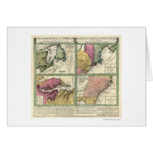 Kaart voor Newfoundland & East Coast 1760