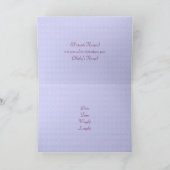 Kaart voor nieuwe babyaankondiging (Binnen)