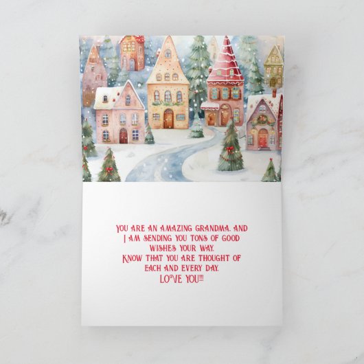 KAART VOOR OMA MET KERST (Binnen)