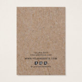 Kaart voor oormerking ・ Rustic Kraft Wildflower (Achterkant)