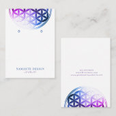 Kaart voor oorscherm ・ Lager van leven/Mandala Visitekaartje (Voorkant / Achterkant)