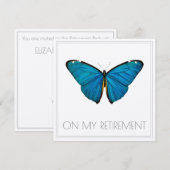 KAART VOOR OPZEGGING VAN BUTTERFLY-RETIMENT-PARTIJ (Voorkant / Achterkant)