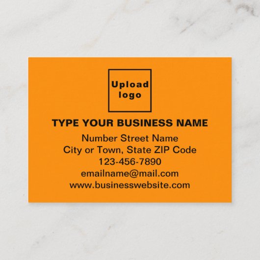 Kaart voor Oranje verwijzing van winkel of winkel (Achterkant)