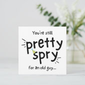 Kaart voor oude man  (Staand voorkant)