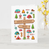 Kaart voor outdooravontuur (Gele Bloem)