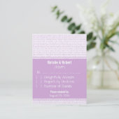 Kaart voor Paarse grafische binaire codecodering (Staand voorkant)