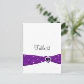 Kaart voor Paarse linttafel (Staand voorkant)