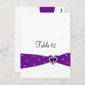 Kaart voor Paarse linttafel (Voorkant / Achterkant)