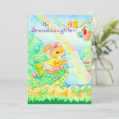 Kaart voor paaskinderen (Staand voorkant)