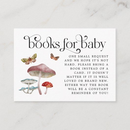 Kaart voor paddenstoel Book Request Enclosure (Voorkant)