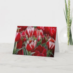 Kaart voor papa en mama in het Kroatisch