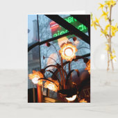 Kaart voor parisianamiliën en reflecties (Gele Bloem)