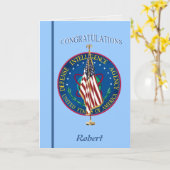 Kaart voor pensionering defensieinlichtingendienst (Gele Bloem)