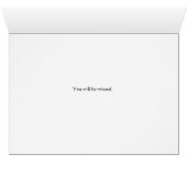 Kaart voor pensionering voor een meteoroloog (Binenzijde Horizontaal (Onderkant))