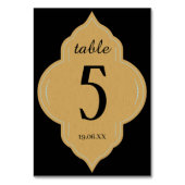 Kaart voor persoonlijk twitteren en gouden bruilof (Achterkant)