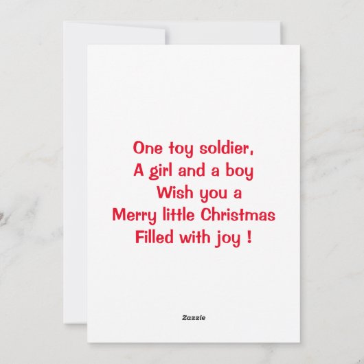 Kaart voor persoonlijke grootkinderen (Achterkant)