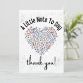 Kaart voor persoonlijke muziekdocenten (Staand voorkant)