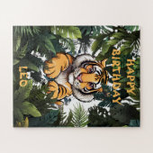 Kaart voor persoonlijke verjaardag van kinderen legpuzzel (Horizontaal)