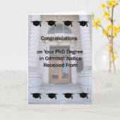 Kaart voor PhD in strafrecht (Gele Bloem)