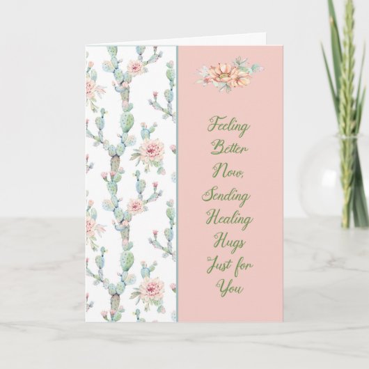 Kaart voor Pheumonia met Cacti. (Voorkant)