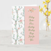 Kaart voor Pheumonia met Cacti. (Gele Bloem)