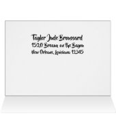 Kaart voor pianoverf (Binnen Horizontaal (Boven))