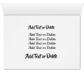 Kaart voor pianoverf (Binnen Horizontaal (Onder))