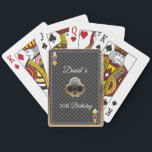 Kaart voor pokerspelen Casino Birthday-speelkaarte<br><div class="desc">Kaart voor pokerspelen Casino Birthday-speelkaarten</div>