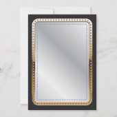 Kaart voor pokerspelen Casino Birthday uitnodiging (Achterkant)