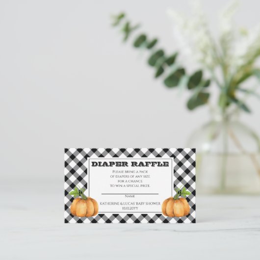 Kaart voor pompoencontrole voor luierbehuizing (Staand voorkant)