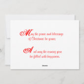 Kaart voor pretkerst (Achterkant)