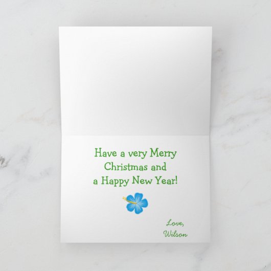 Kaart voor prettige kerstcadeaus (Binnen)