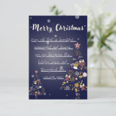 Kaart voor prettige kerstkaarten (Staand voorkant)