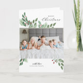 Kaart voor prettige kerstWaterverf (Voorkant)