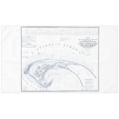  kaart voor provincetown Cape Cod Tafelkleed (Voorkant (Horizontaal))