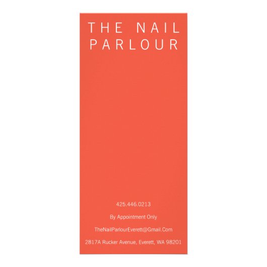 Kaart voor rackkaarten in het menu Prijs voor zake (Achterkant)