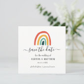 Kaart voor regenboogbruiloft (Staand voorkant)