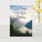 Kaart voor religieuze verjaardag (Gele Bloem)