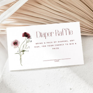 Kaart voor Restaurant Diaper Raffle Enclosure